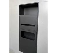 CHZDPP Poubelle Poubelle invisible pour gagner de la place, étagère intégrée antirouille pour la famille/l'hôtel, organiseur de douche en acier inoxydable pour shampoing(Color 2)