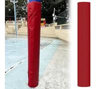 CHZDPP protège Poteau Basket Pad de Poste de Basket Personnalisable pour intérieur/extérieur, Rembourrage de Collision de pôle Rond, Toute météo & Facile à Installer(65in/165cm,14in(36cm) Pole)