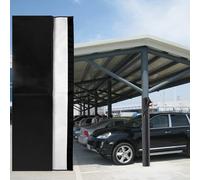 CHZDPP protège Poteau Basket Protecteur de Porte de Voiture 183cm pour poteaux de Garage, Rembourrage Protecteur de pôle pour intérieur/extérieur, Personnalisable(Gray,6"(15cm) Pole)