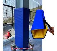 CHZDPP protège Poteau Basket Rembourrage imperméable pour Poteau d'aire de Jeux, barrière de Collision Personnalisable pour poteaux de sécurité, pour Poteau carré(90″/229cm,17"x17"(43x43cm) Pole)