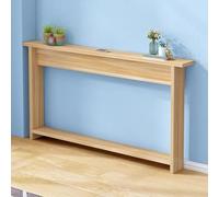 CHZDPP Table derrière canapé Table Basse pour canapé, étagère étroite pour Chevet Facile à Assembler avec Accessoires, Table Console étroite multifonctionnelle(Natural,47x6x29.5in/120x15x75cm)