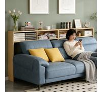 CHZDPP Table derrière canapé Table d'appoint étroite pour Couloir/Salon, Console Personnalisable pour Petits espaces, Porte-canapé avec Accessoires(Color 1,118x7.9in/300x20cm)