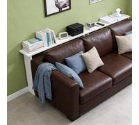 CHZDPP Table derrière canapé Tables de canapé Maigres pour Lampe de Table/Cadre Photo/Livres, Table de Couloir d'assemblage Facile avec Outils, Etage Debout(Color A,32x8x25in/80x20x65cm)