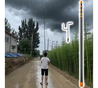CHZDPP Tige de Support Isolante Perche de Support de conducteur isolé en Fibre de Verre, 45 KV(#3 Hook,7m/23 ft)