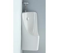 CHZDPP Urinoir pour Homme Urinoir d'angle pour Homme dans la Salle de Bain, Urinoir Mural pour Homme avec Tube Long, Urinaux Portables pour Garage, Usine, école, Prison(White)