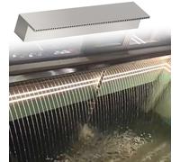 CHZFFD Déversoir de la Cascade Déversoir De Cascade Encastré dans Un Mur Extérieur, Fontaine avec Jet d'eau Apaisant, Plateforme D'écoulement d'eau Plus Large(Long 13in/33cm Water Outlet)
