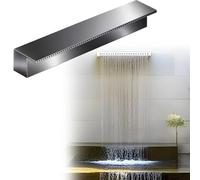 CHZFFD Déversoir de la Cascade Plateforme De Descente d'eau Extérieure, Fontaine Décorative Piscine, Cour Et Jardin, Kit De Cascade Professionnel avec Retour De Jet.(Long 16in/40.6cm Water Outlet)