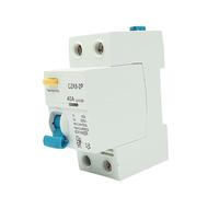 CHZFGOLDDisjoncteur à courant résiduel de type B de pile de charge Type A/AC 2P 4P RCCB RCBO MCB Protecteur de fuite(AC Class EC Type,2P100A30MA)