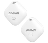 CHZHVAN Air Traceur Tag de Portefeuille Fonctionne avec Apple Localiser (iOS Seulement), Batterie Remplaçable, Résistant à l'eau, Trouve Objet Bluetooth pour Sacs, Bagages, Animaux et Sac à Dos
