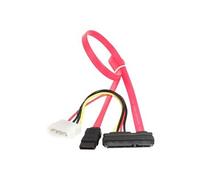 - Cï¿½ble SATA - Serial ATA 150/300/600 - combo SATA (F) pour alimentation interne 4 plots, SATA - 35 cm