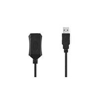 Câble USB actif USB 2.0 USB-A Mâle USB-A Femelle 10.0 m