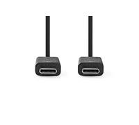 Nedis CCGL64750BK10 câble USB USB 3.2 Gen 2 (3.1 Gen 2) 1 m USB C Noir