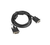 Lanberg Câble DVI‑D CA‑DVIS‑10CC‑0018‑BK 1,8 m mâle‑mâle Noir