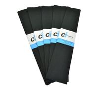 CI Tissue Lot de 10 Paquets de Papier crépon Noir 50 cm x 3 m