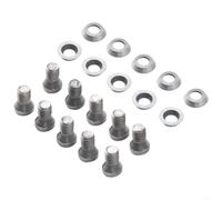 Ci5 Lot de 10 inserts ronds en carbure massif 8 9 mm pour tour à bois avec design indexable et haute résistance pour la finition du bois