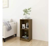 CIADAZ Armoire auxiliaire, buffet pour salon, buffet, entrée, entrée, vitrines, meubles auxiliaires, bois massif, manche marron miel 35,5 x 33,5 x 76 cm