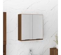 CIADAZ Armoire de salle de bain en chêne marron 64 x 20 x 67 cm, armoire de salle de bain, meuble de salle de bain, meuble de salle de bain (SPU:817068)