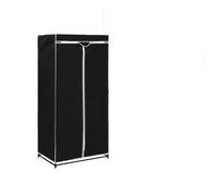 CIADAZ Armoire noire 75 x 50 x 160 cm, armoires en tissu, placards ouverts, organisateur d'armoire, placard pour chambre à coucher