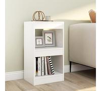 CIADAZ Bibliothèque/séparateur d'espace, bibliothèque étagère, étagère à livres, étagère haute, étagère escalier, étagères pour chambre d'enfant, blanc 40 x 30 x 72 cm