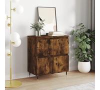 CIADAZ Buffet en contreplaqué couleur chêne fumé 60 x 35 x 70 cm, buffet pour salon, buffet, entrée entrée, buffet cuisine, vitrines pour salon, meubles auxiliaires 831209