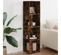 CIADAZ Meuble d'angle en contreplaqué chêne fumé 33 x 33 x 132 cm, meubles auxiliaires, buffets pour salon, buffet, entrée entrée, meuble de rangement