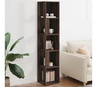 CIADAZ Meuble d'angle en contreplaqué marron chêne 33 x 33 x 164,5 cm, meubles auxiliaires, buffets pour salon, buffet, entrée entrée, meuble de rangement