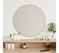 CIADAZ Miroir mural rond doré Ø 50 cm, miroir de salle de bain, miroirs de salon, miroir d'entrée, meuble salon - 348181