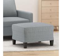 CIADAZ Repose-pieds en tissu gris clair 60 x 50 x 41 cm, repose-pieds de salon, repose-pieds de canapé, tabourets bas, pub pour s'asseoir, tabouret repose-pieds 349327