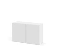 CIANO, Meuble EMOTIONS PRO 120 BLANC 121x 40x83 cm, en Bois, pour Aquarium - Support avec 2 Portes et Compartiment pour Rangement - Meuble d'aquarium pour Poissons, fabriqué au Portugal