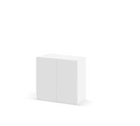 CIANO, Meuble EMOTIONS PRO 80 BLANC 81x 40x 83cm, en Bois, pour Aquarium - Support avec 2 Portes et Compartiment pour Rangement - Meuble d'aquarium pour Poissons, fabriqué au Portugal