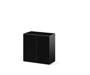 CIANO, Meuble EMOTIONS PRO 80 NOIR 81x 40x 83cm, en Bois, pour Aquarium - Support avec 2 Portes et Compartiment pour Rangement - Meuble d'aquarium pour Poissons, fabriqué au Portugal