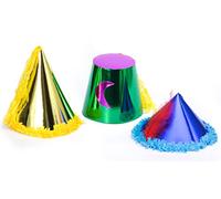 Ciao 70567 - Lot de 36 Chapeaux, adulte, papier métallique , Modèle aléatoire - multicolore