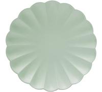Ciao - Assiettes en papier FSC compostables (Ø23 cm), 8 pièces, vert menthe diam. 23, 34731