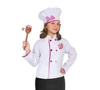 Ciao - Barbie Chef (veste et chapeau de chef) costume déguisement original fille (Taille unique 5-9 ans)