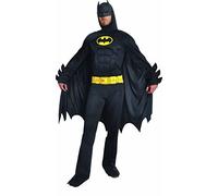 Ciao- Batman Dark Knight Costume déguisement Adult Original DC Comics (Taille L) avec Muscles rembourrés, Men, Uni, 11718.L, Black, Size L