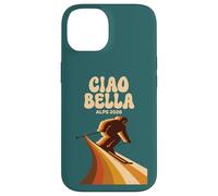 Ciao Bella Alps 2026 Vintage Style Ski Italie Coque pour iPhone 14