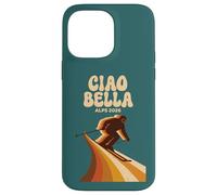 Ciao Bella Alps 2026 Vintage Style Ski Italie Coque pour iPhone 14 Pro Max