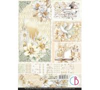 Ciao Bella Bloc de papier créatif A4 9 double face 190 g/m² (Jour de bénédiction)