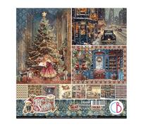Ciao Bella Bloc de papier 20,3 x 20,3 cm - Papier cartonné double face 190 g/m² (magasin de jouets)