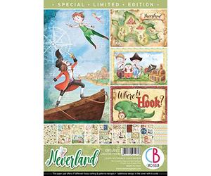 Ciao Bella Bloc de papier A4 9/PKG, Neverland, 9 motifs/1 de chaque, taille unique