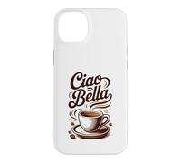 Ciao Bella Café Italien Vintage Art Esthétique Coque pour iPhone 14 Plus