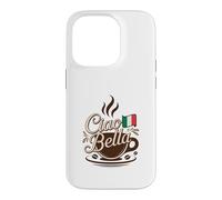 Ciao Bella Café Italien Vintage Espresso Graphique Coque pour iPhone 14 Pro