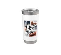 Ciao Bella Carte postale rétro italienne Gobelet isotherme en acier inoxydable double paroi