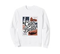 Ciao Bella Carte Postale rétro Italienne Sweatshirt
