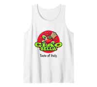 Ciao Bella Cuisine Italienne Amusante Taste of Italy Design Débardeur
