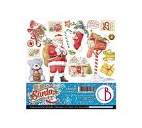 Ciao Bella Dear Santa Bloc de Noël 15,2 x 15,2 cm 190 g/m²