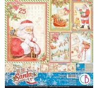 Ciao Bella Dear Santa Bloc de papier de Noël 30,5 x 30,5 cm