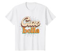Ciao Bella Décoration pour bébé fille Motif Hello Italy T-Shirt