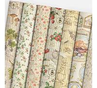 Ciao Bella Double-Sided Paper Pack 90lb 12"X12" 8/Pkg-Aesop's Fables, 8 Designs/1 Each