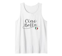 Ciao Bella Drapeau Italien Cœur Italie Design Souvenir Débardeur